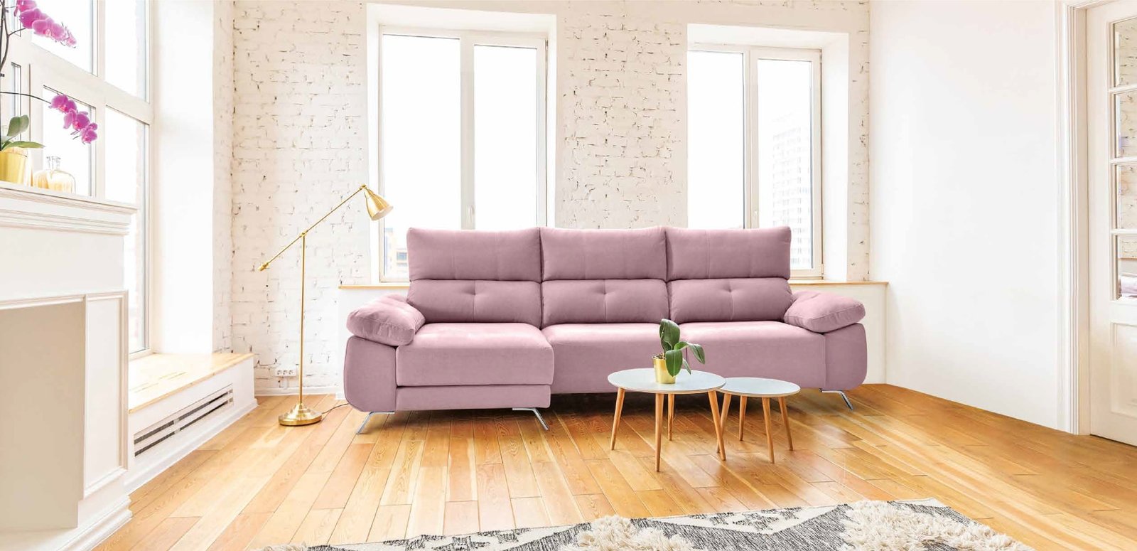 Cheslong Lotto extraíble con pata