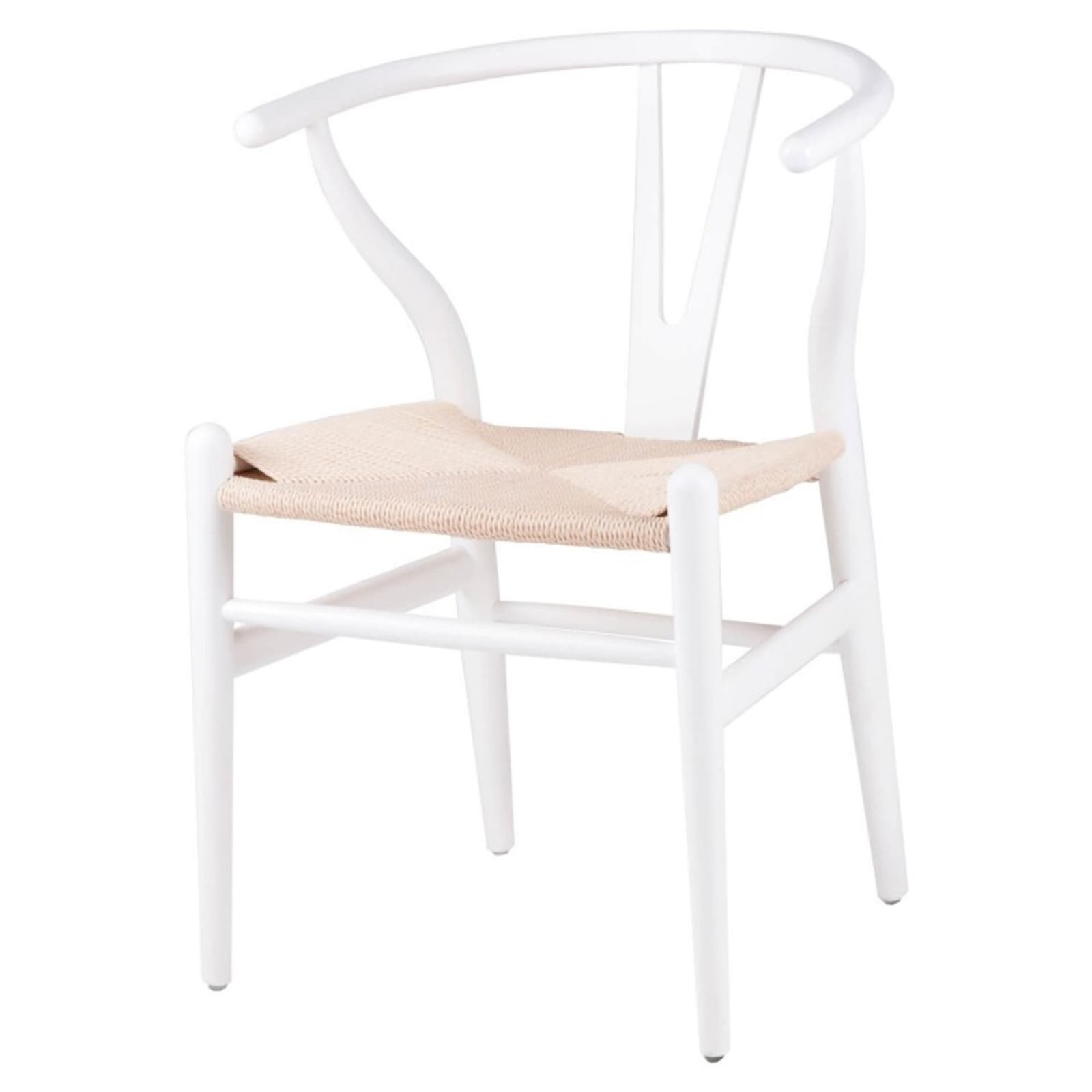 Silla comedor moderna madera Ada blanco