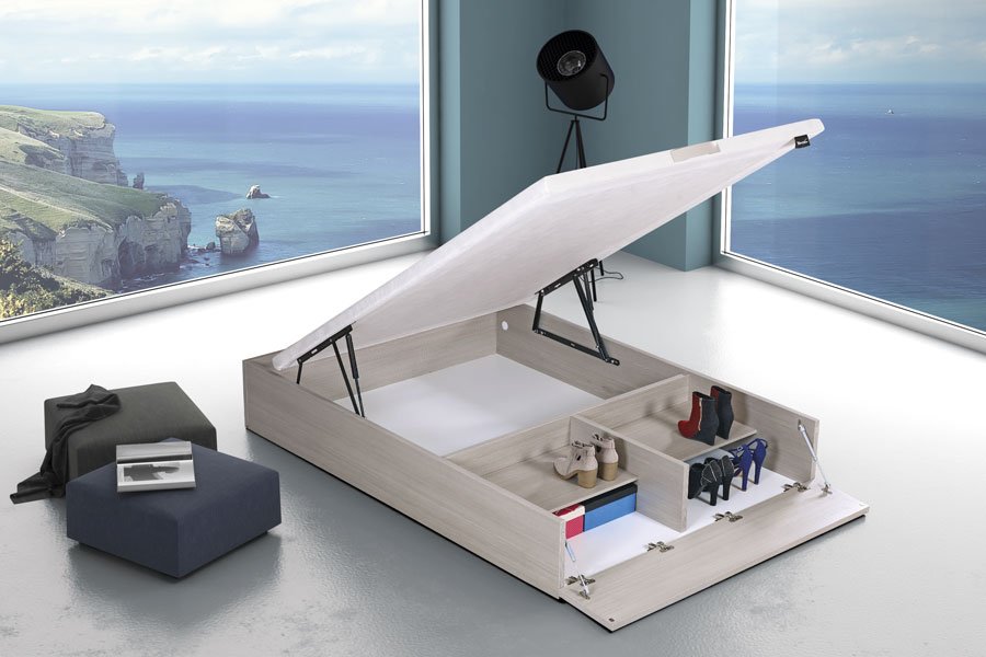 Canapé tapizado Karen abierto - Mobiliario y decoración Natalia Moreno