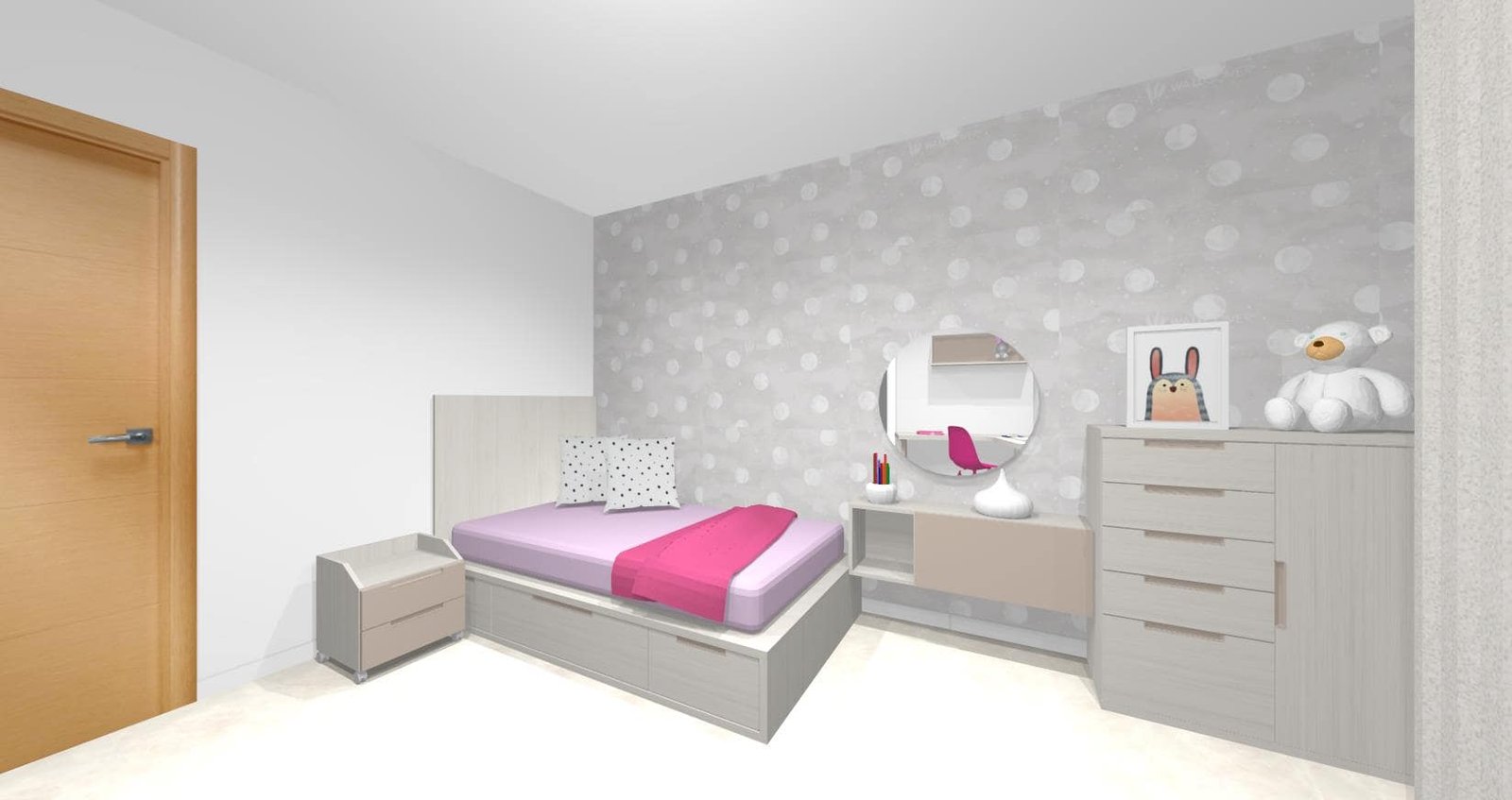 Diseño 3D Dormitorio Juvenil-Mobiliario y decoración Natalia Moreno Diseño 3D Dormitorio Juvenil-Mobiliario y decoración Natalia Moreno