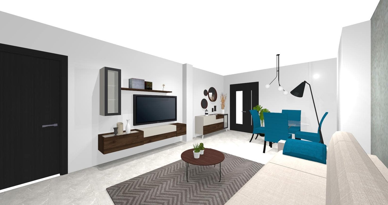 Diseño 3D Salón-Mobiliario y decoración Natalia Moreno Diseño 3D Salón-Mobiliario y decoración Natalia Moreno