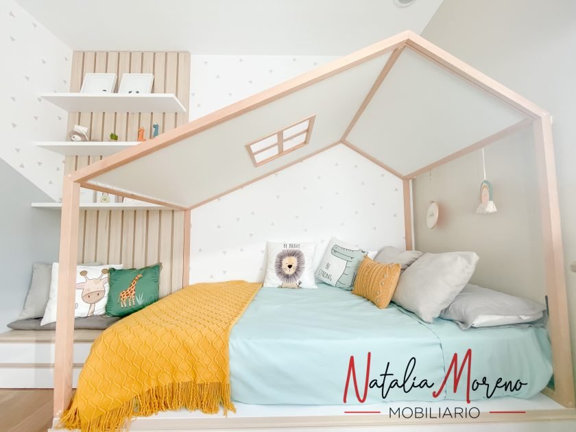 Cama casita a medida - Muebles Natalia Moreno