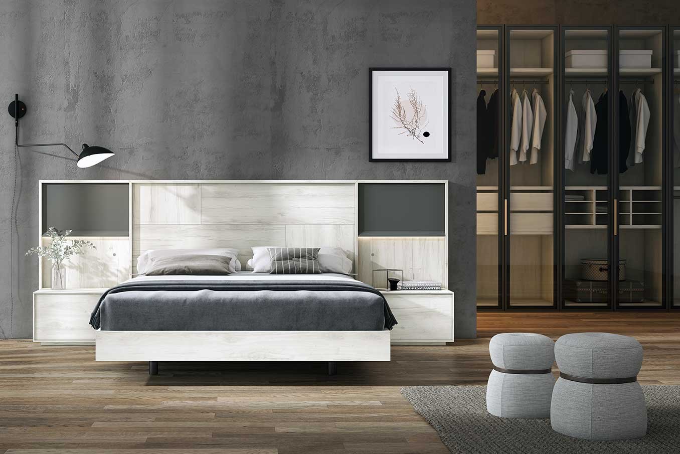 Dormitorio matrimonio moderno