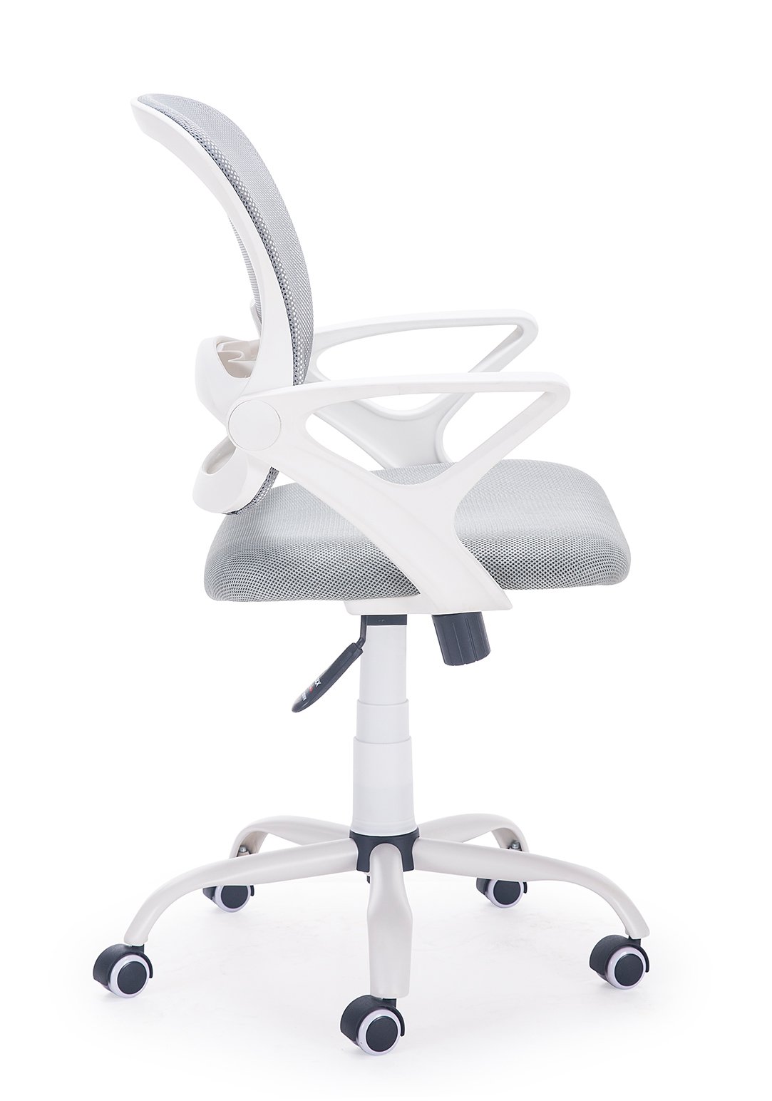Silla color Blanco giratoria con brazos para escritorio o tocador