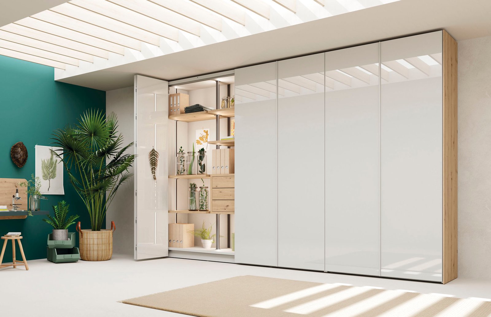 Armario puertas blancas