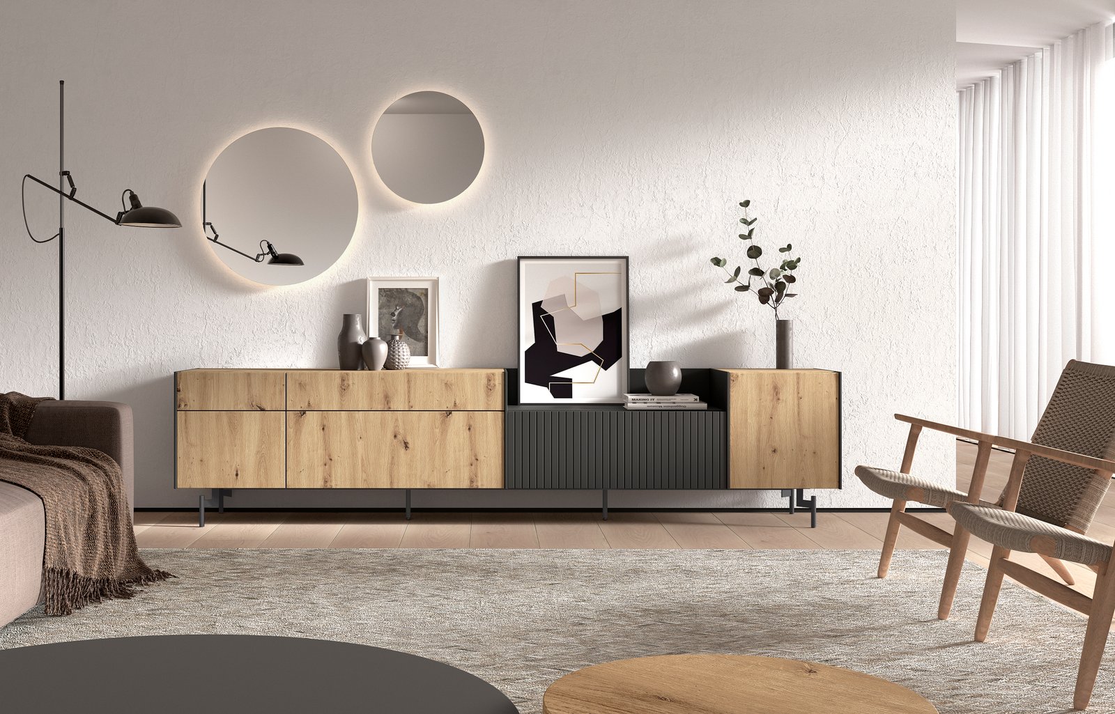 Mueble television madera