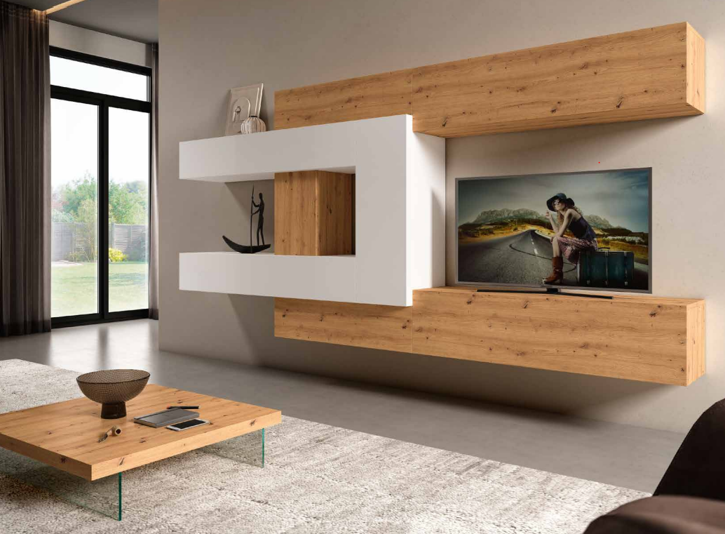 Comedor moderno modular colgado