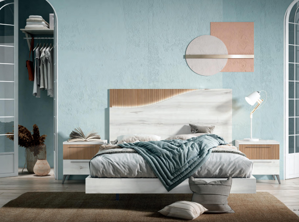 Dormitorio matrimonio moderno económico