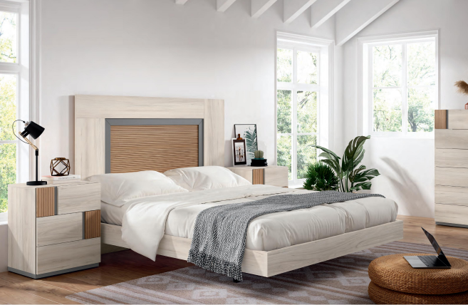 Dormitorio matrimonio moderno económico