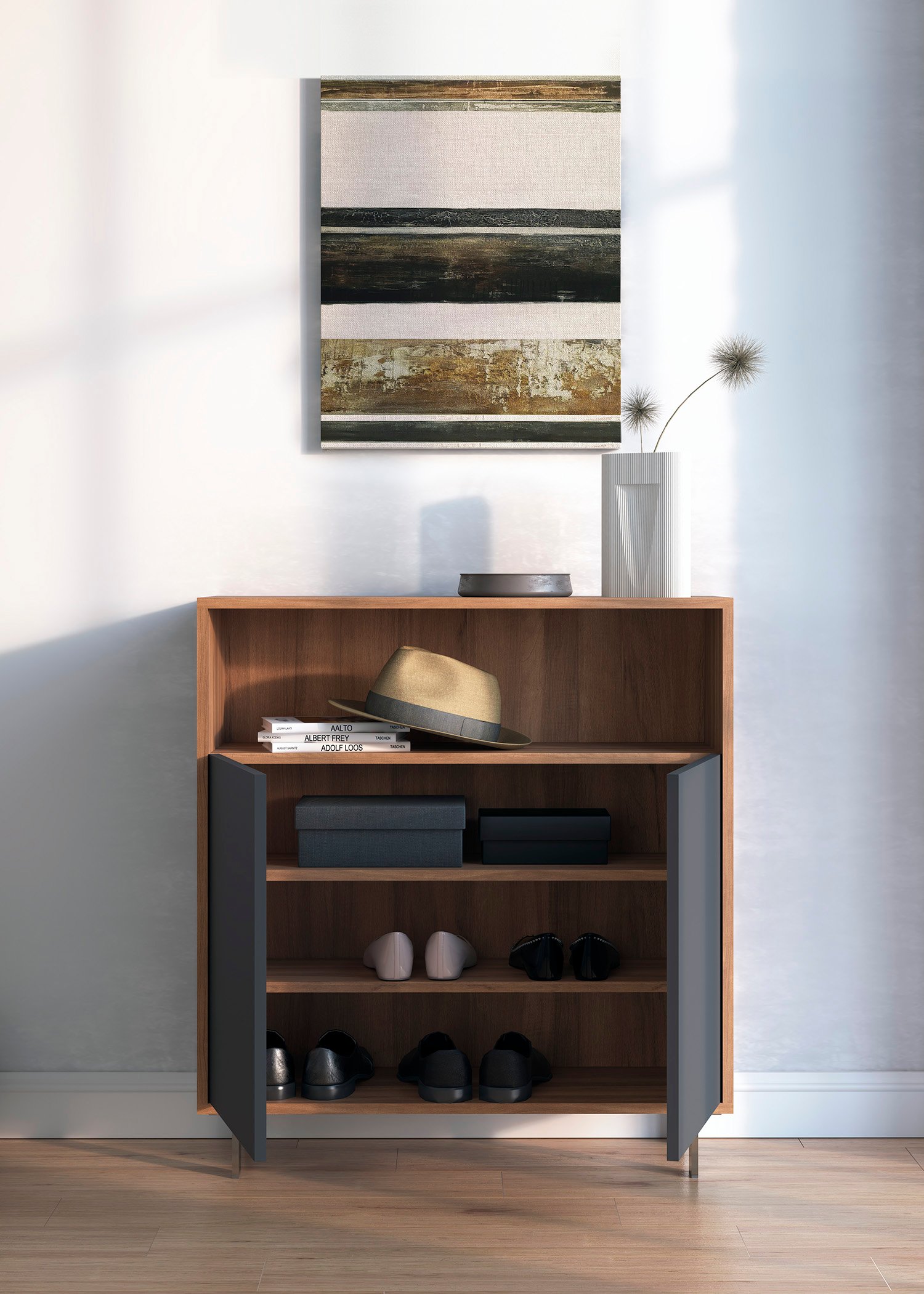 Mueble auxiliar zapatero