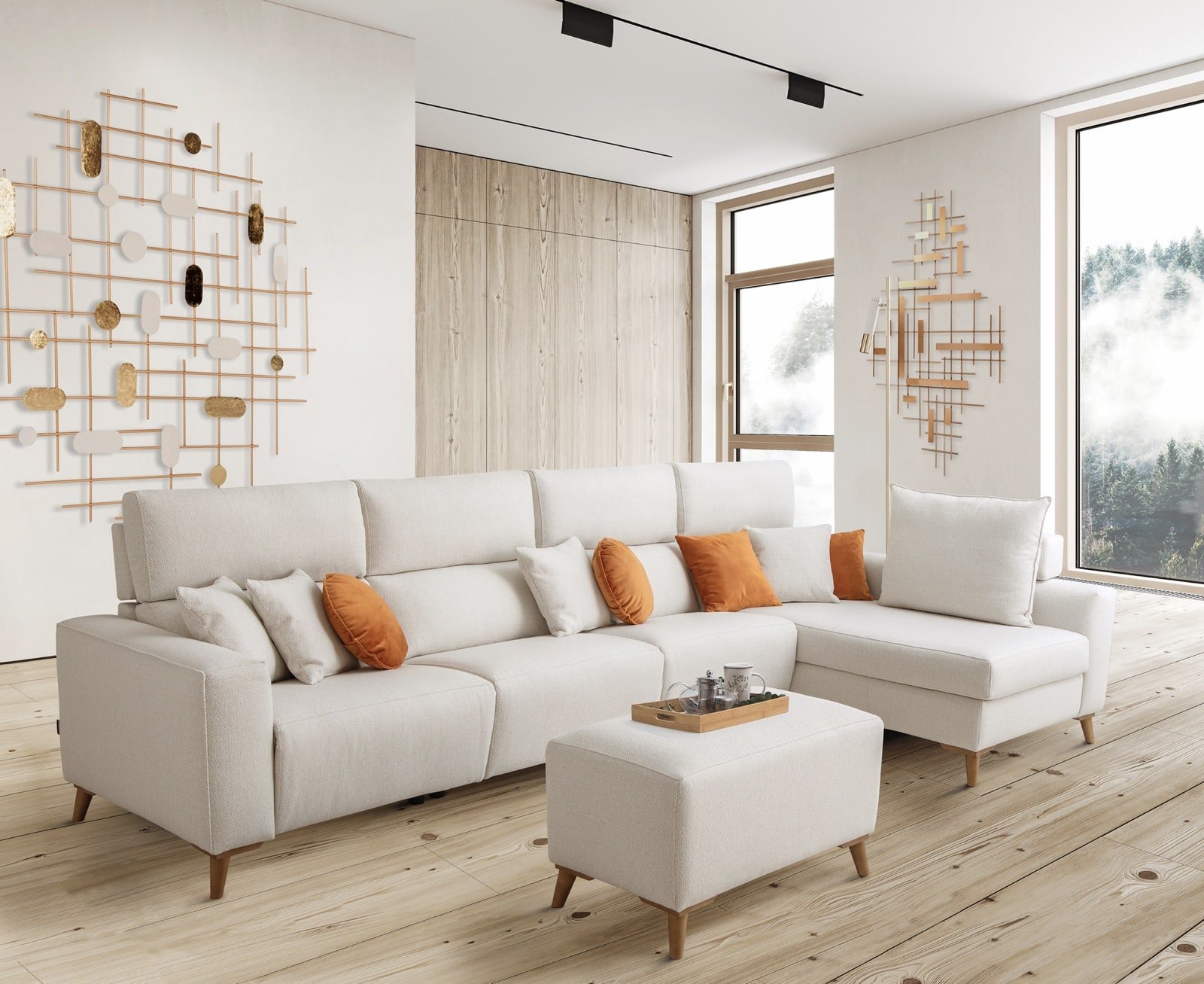 Chaiselongue 4 plazas Camila motorizado