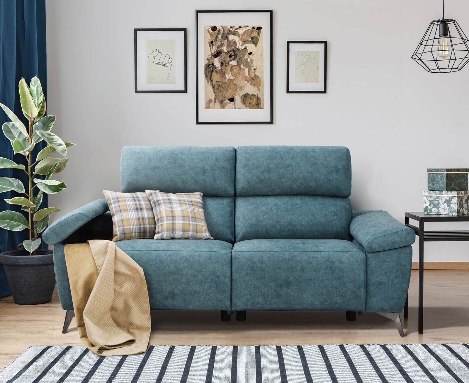 Sofá relax con motores Camila