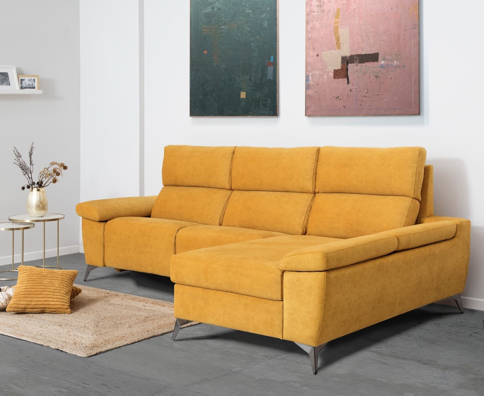 Sofá Camila relax motor con arcones