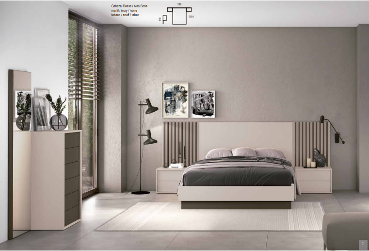 Dormitorio matrimonio moderno